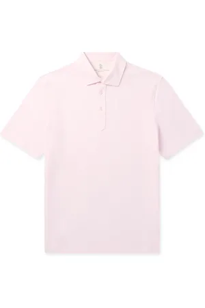 Brunello Cucinelli Linen and Cotton-Blend Polo Shirt