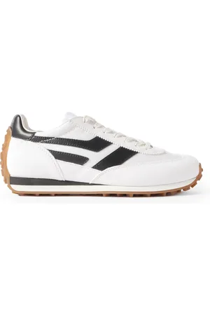 Tom Ford Mick Leather-Trimmed Suede and Mesh Sneakers