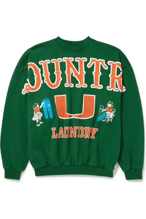 KAPITAL Printed Cotton-Jersey Sweatshirt