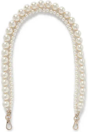 Simone Rocha Silver-Tone Faux Pearl Bag Strap