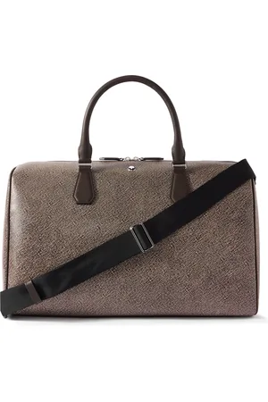 Montblanc Large 142 Textured-Leather Weekend Bag