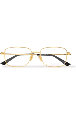 Bottega Veneta Rectangular-Frame -Tone Optical Glasses