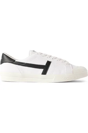 Tom Ford Jarvis Leather and Rubber-Trimmed Suede Sneakers