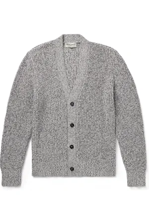 OFFICINE GENERALE Miles Ribbed Organic Cotton Cardigan