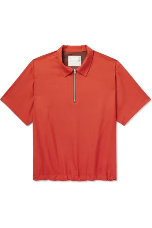 SACAI Woven Polo Shirt