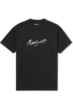 Carhartt Drip Script Logo-Print Cotton-Jersey T-Shirt