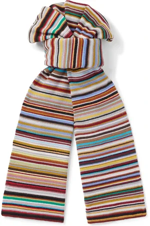 Paul Smith Striped Wool Scarf
