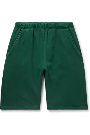 Les Tien Utility Straight-Leg Garment-Dyed Cotton-Jersey Shorts