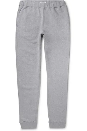 Sunspel Tapered Brushed Loopback Cotton-Jersey Sweatpants