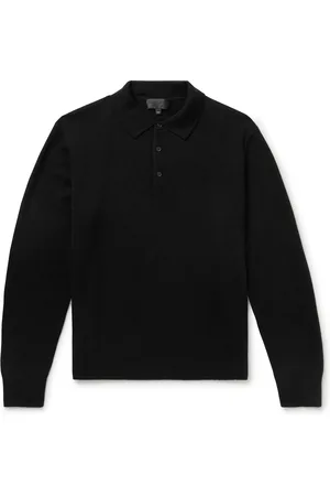 NILI LOTAN Jovan Cashmere Polo Shirt