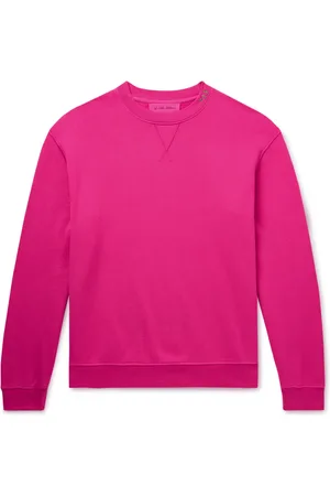 THE ELDER STATESMAN Daily Crew Cotton and Cashmere-Blend Jersey Sweatshirt
