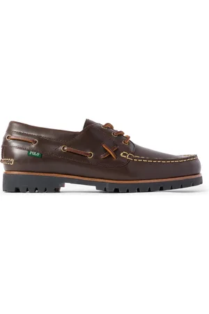 Ralph Lauren Polo Country Ranger Leather Boat Shoes
