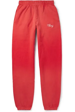 CHERRY LOS ANGELES Tapered Logo-Embroidered Sweatpants