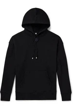 Loewe Logo-Embroidered Cotton-Jersey Hoodie