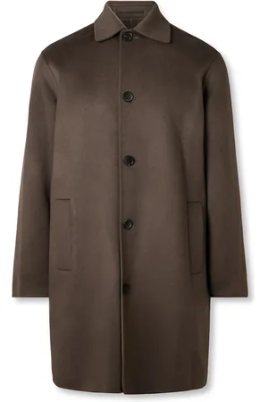 Mr P. Double-Faced Wool and Cashmere-Blend Felt Car Coat