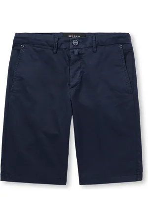 Kiton Straight-Leg Stretch-Cotton Shorts