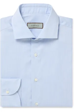 CANALI Essentials Textured-Cotton Shirt