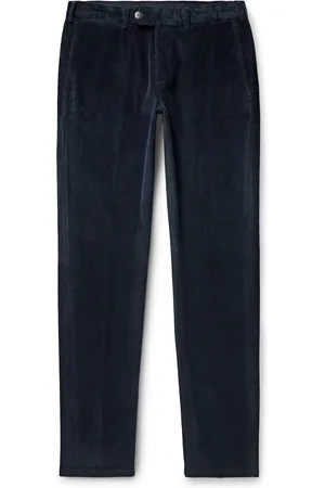 CANALI Slim-Fit Stretch Cotton and Modal-Blend Corduroy Trousers