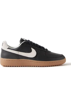 Nike Field General 82 SP Suede-Trimmed Perforated-Leather Sneakers