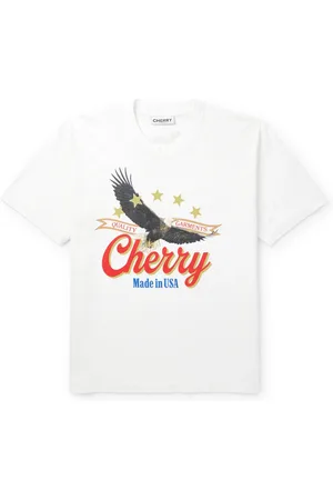 CHERRY LOS ANGELES Logo-Print Cotton-Jersey T-Shirt