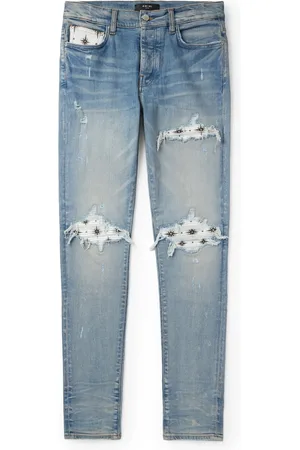 AMIRI Micro Starbust MX1 Skinny-Fit Distressed Jeans