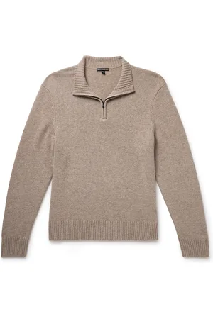 James Perse Cashmere Half-Zip Sweater