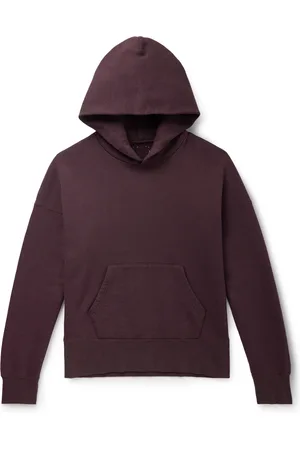 VISVIM Court Garment-Dyed Cotton-Blend Jersey Hoodie
