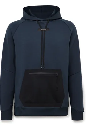 On Running Mesh-Panelled Logo-Appliquéd Recycled-Jersey Hoodie