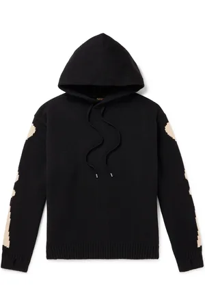 KAPITAL 5G Intarsia Wool Hoodie