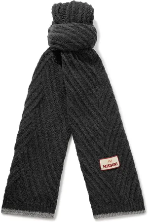 Missoni Logo-Appliquéd Wool Scarf