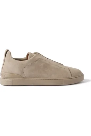 Ermenegildo Zegna Triple Stitch™ Suede Slip-On Sneakers