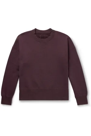 VISVIM Court Cotton-Blend Jersey Sweatshirt