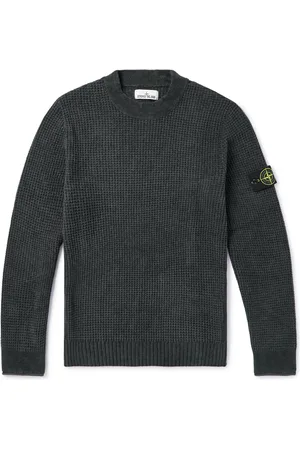 Stone Island Logo-Appliquéd Cotton-Jersey Sweatshirt