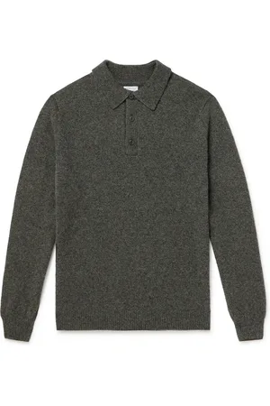 Sunspel Wool Polo Shirt