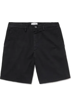 Mr P. Straight-Leg Garment-Dyed Cotton-Blend Twill Bermuda Shorts