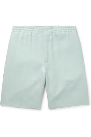 Ermenegildo Zegna Straight-Leg Linen Shorts