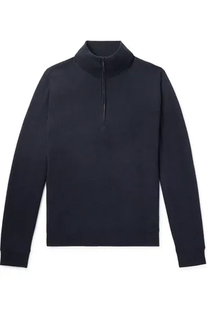 Incotex Wool Half-Zip Sweater