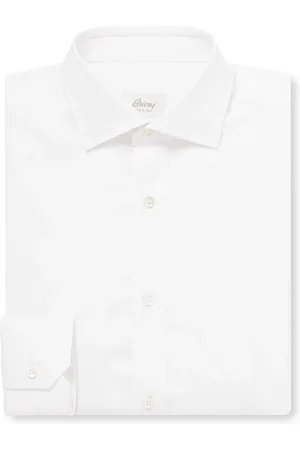 BRIONI Trevi Cutaway-Collar Cotton Shirt