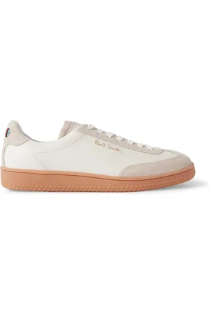 Paul Smith Como Suede-Trimmed Leather Sneakers