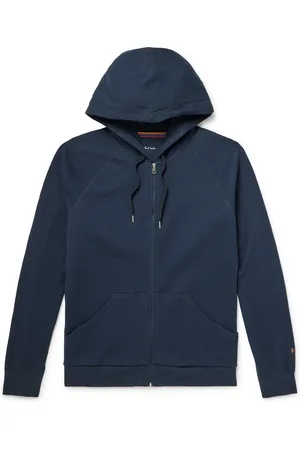 Paul Smith Waffle-Knit Cotton-Blend Zip-Up Hoodie