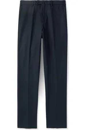 Loro Piana Carlo Hyannis Tapered Cotton-Blend Trousers