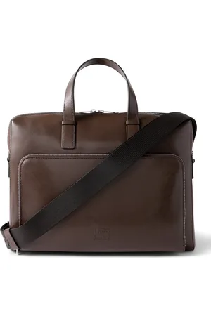 Paul Smith Logo-Embossed Leather Briefcase