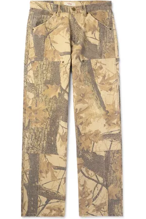 CHERRY LOS ANGELES Mossy Oak Straight-Leg Printed Cotton-Canvas Trousers