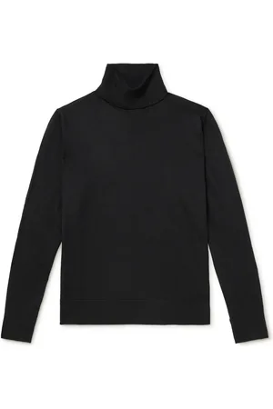 CANALI Cashmere, Wool and Silk-Blend Rollneck Sweater