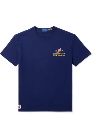 Ralph Lauren Embroidered Cotton-Jersey T-Shirt