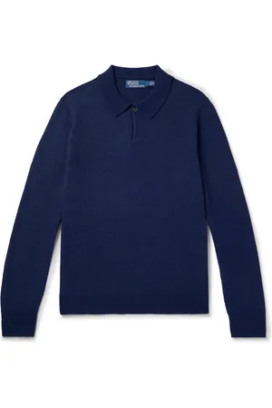 Ralph Lauren Slim-Fit Linen and Cashmere-Blend Polo Shirt