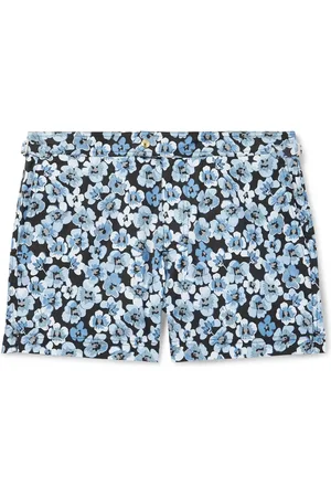 Tom Ford Floral-Print Slim-Fit Short-Length Swim Shorts
