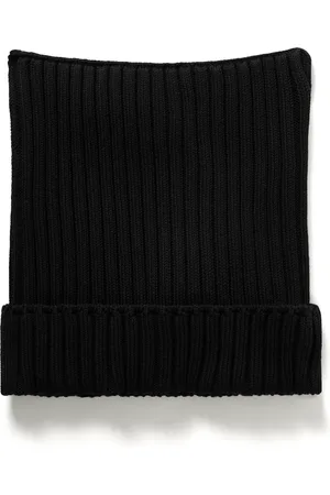 Acne Studios Koton Logo-Appliquéd Ribbed Cotton-Blend Beanie
