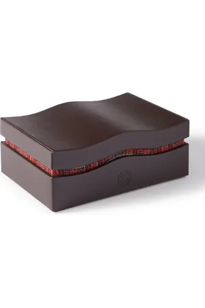 Wolf WM Full-Grain Leather Jewellery Box