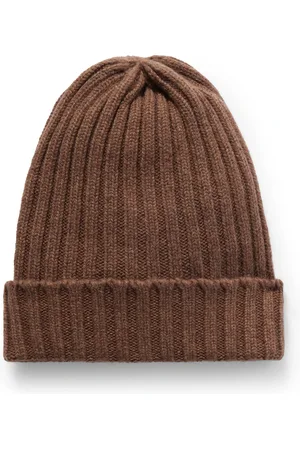 Thom Sweeney Ribbed Cashmere Beanie